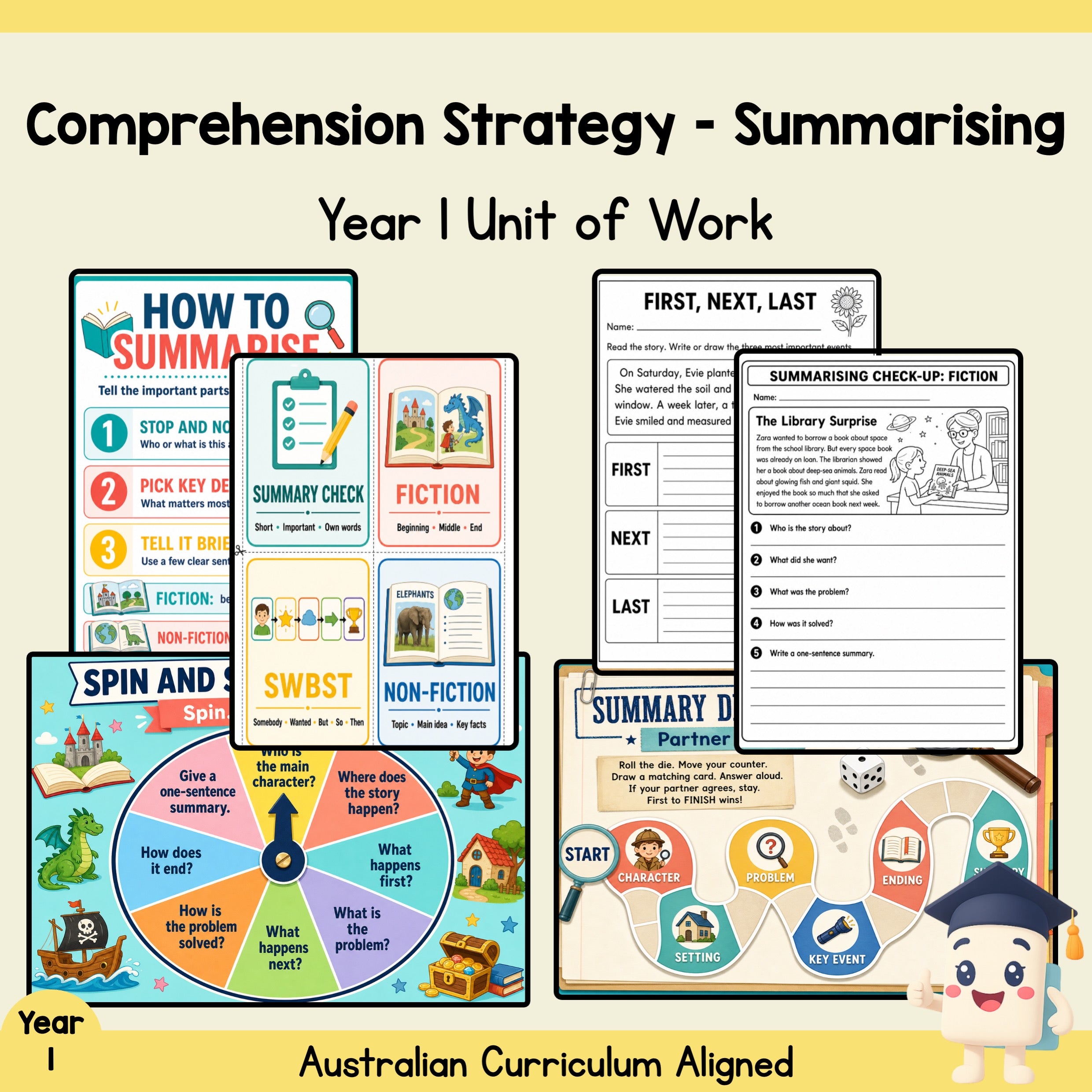 Year 1 Summarising Unit
