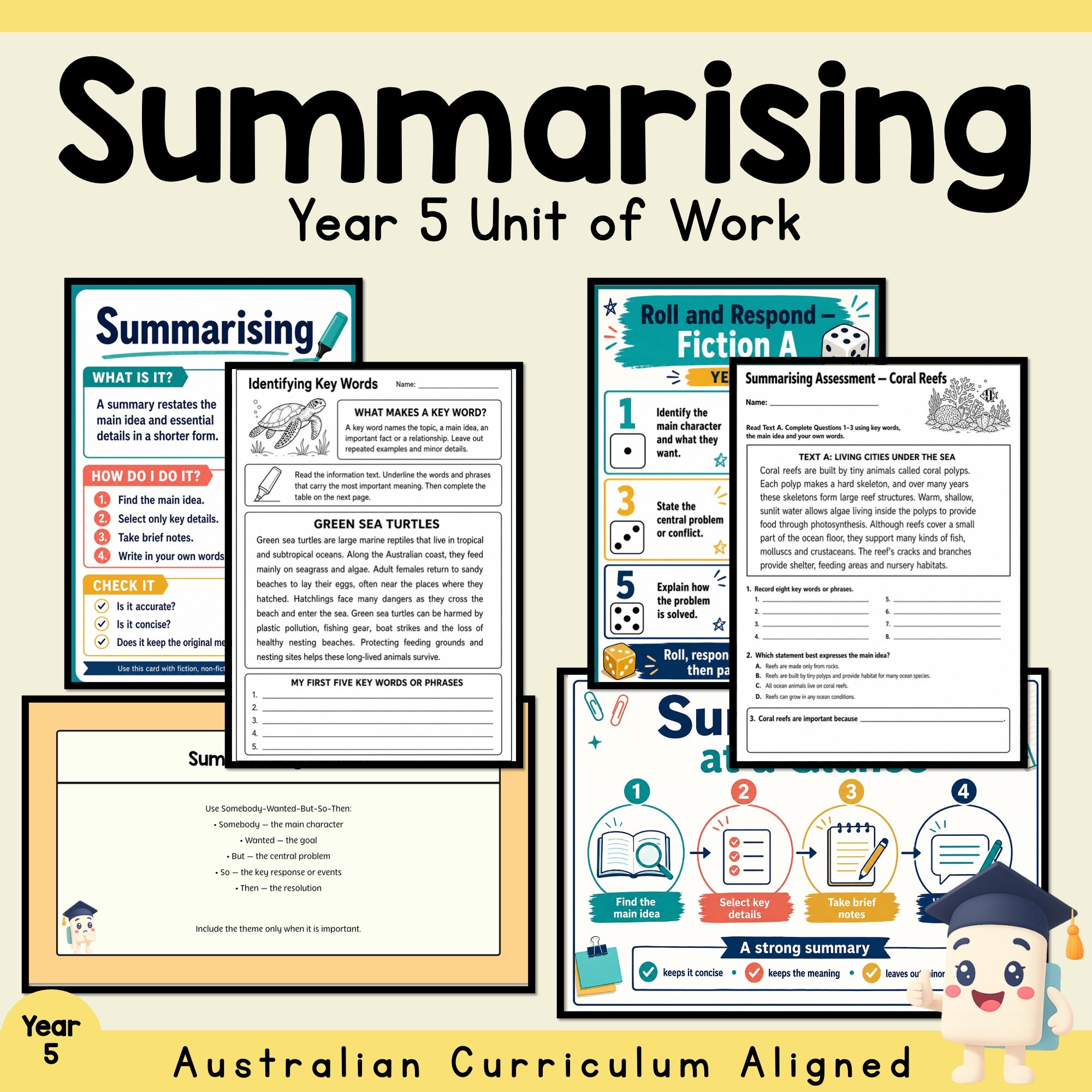 Summarising Unit - Year 5