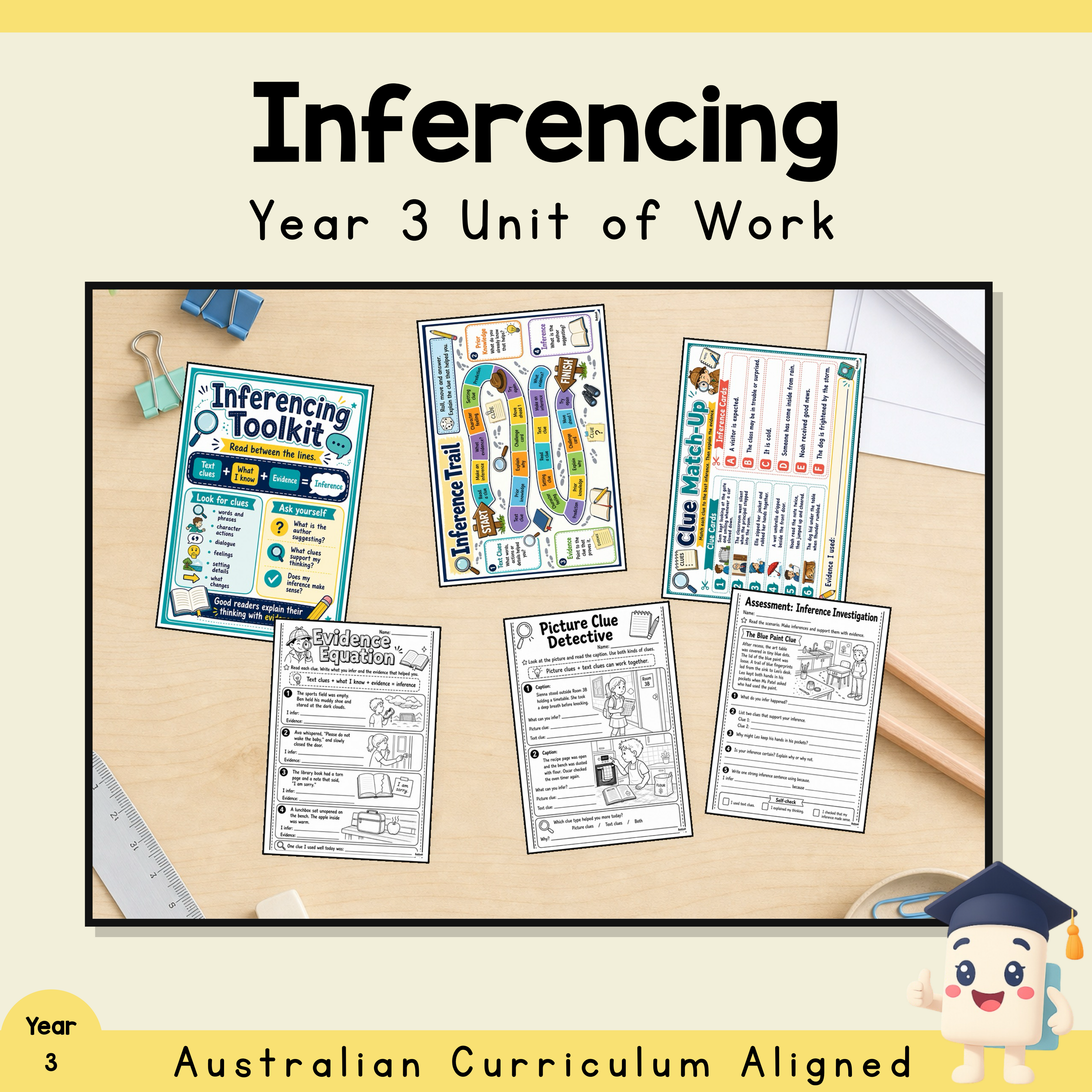 Year 3 Inferencing Unit | Reading Worksheets, Games & Assessment