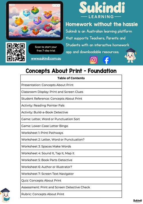 Concepts About Print - Foundation