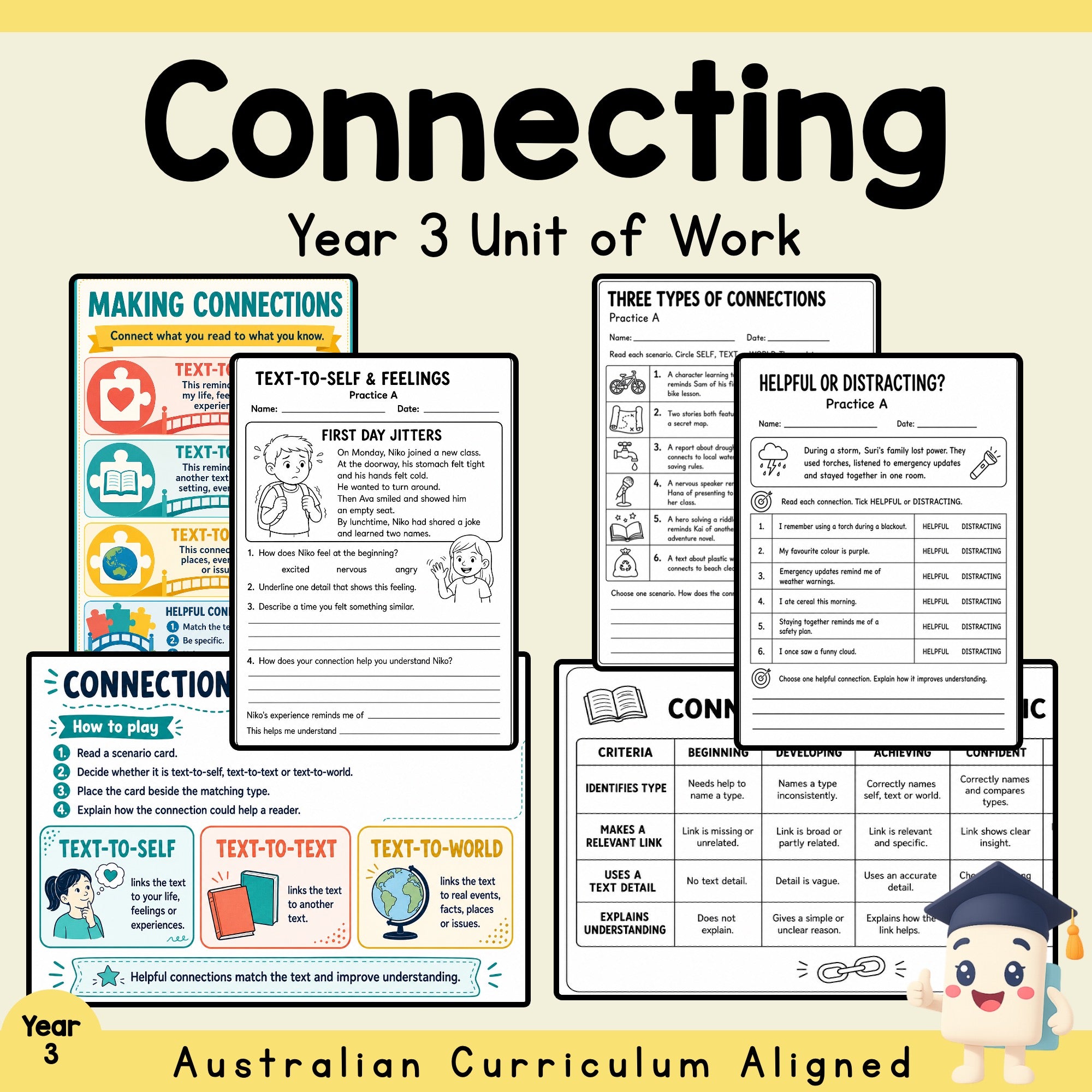 Year 3 Making Connections Unit Plan