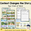 Context Changes the Story - Year 3 English Unit — cover