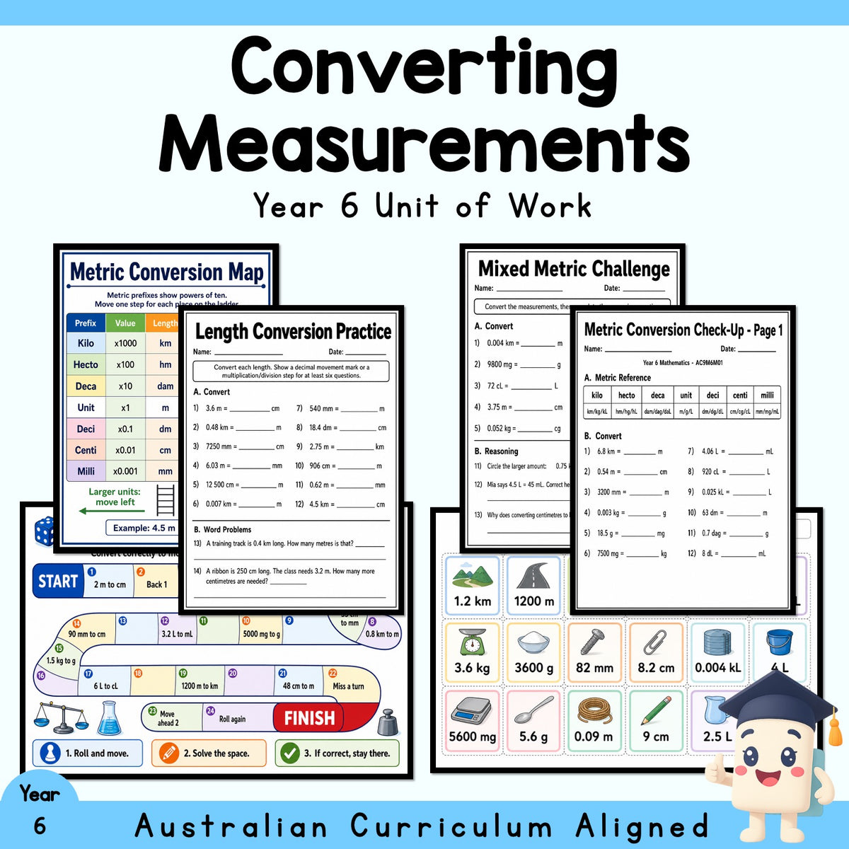 Converting Measurements Year 6 Unit