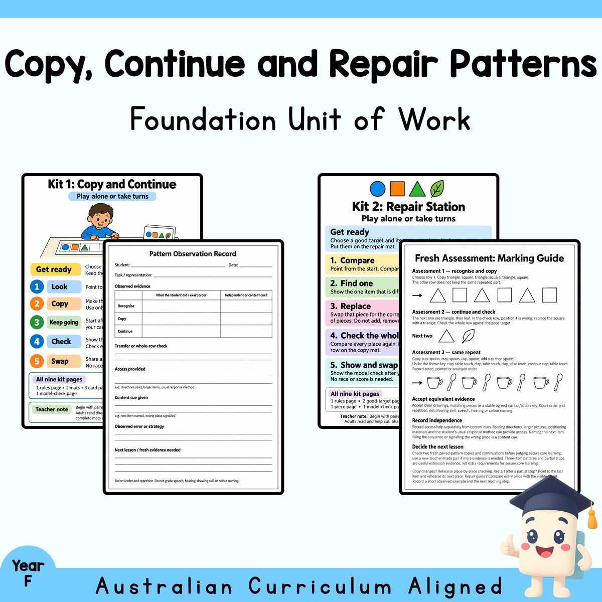 Copy, Continue and Repair Patterns - Foundation — cover