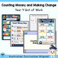Year 4 Counting Money and Making Change — cover