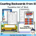 Counting Backwards from 10 Unit — cover
