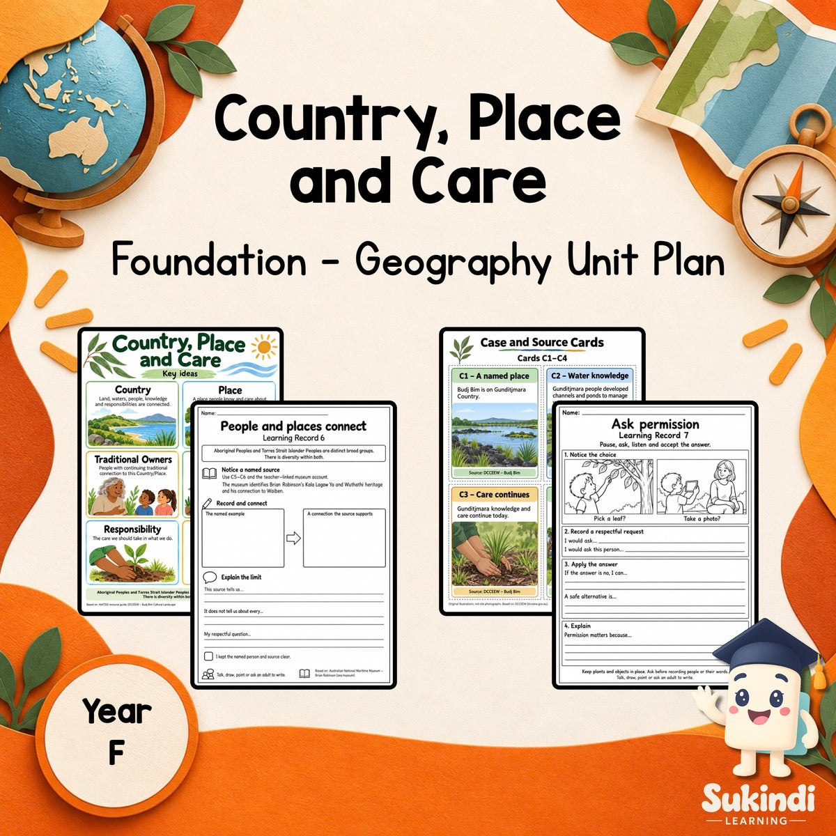 Country, Place and Care – Foundation HASS Unit Plan — cover