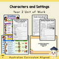 Year 2 Creating Characters and Settings Unit | Worksheets, Games & Assessment