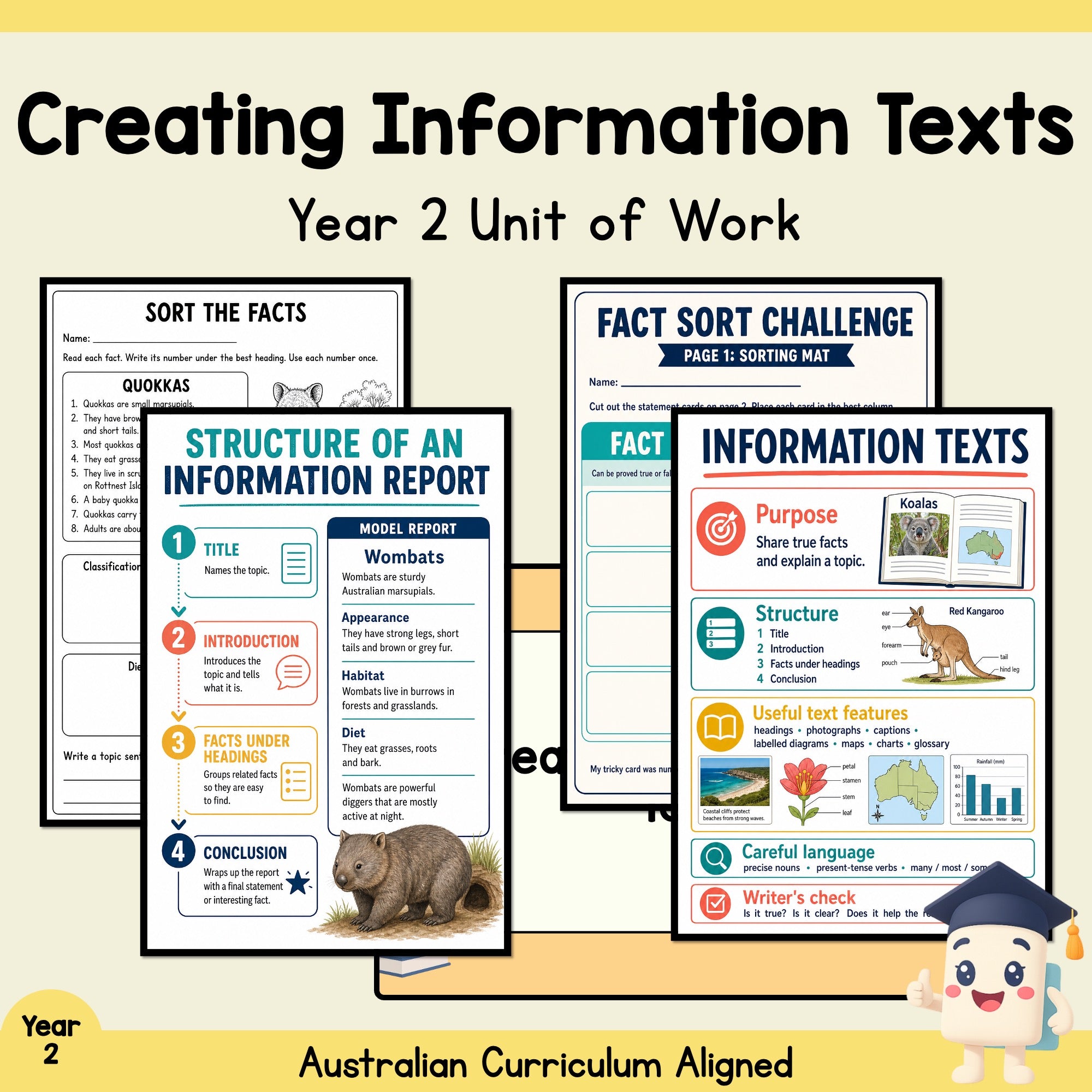 Creating Information Texts – Year 2