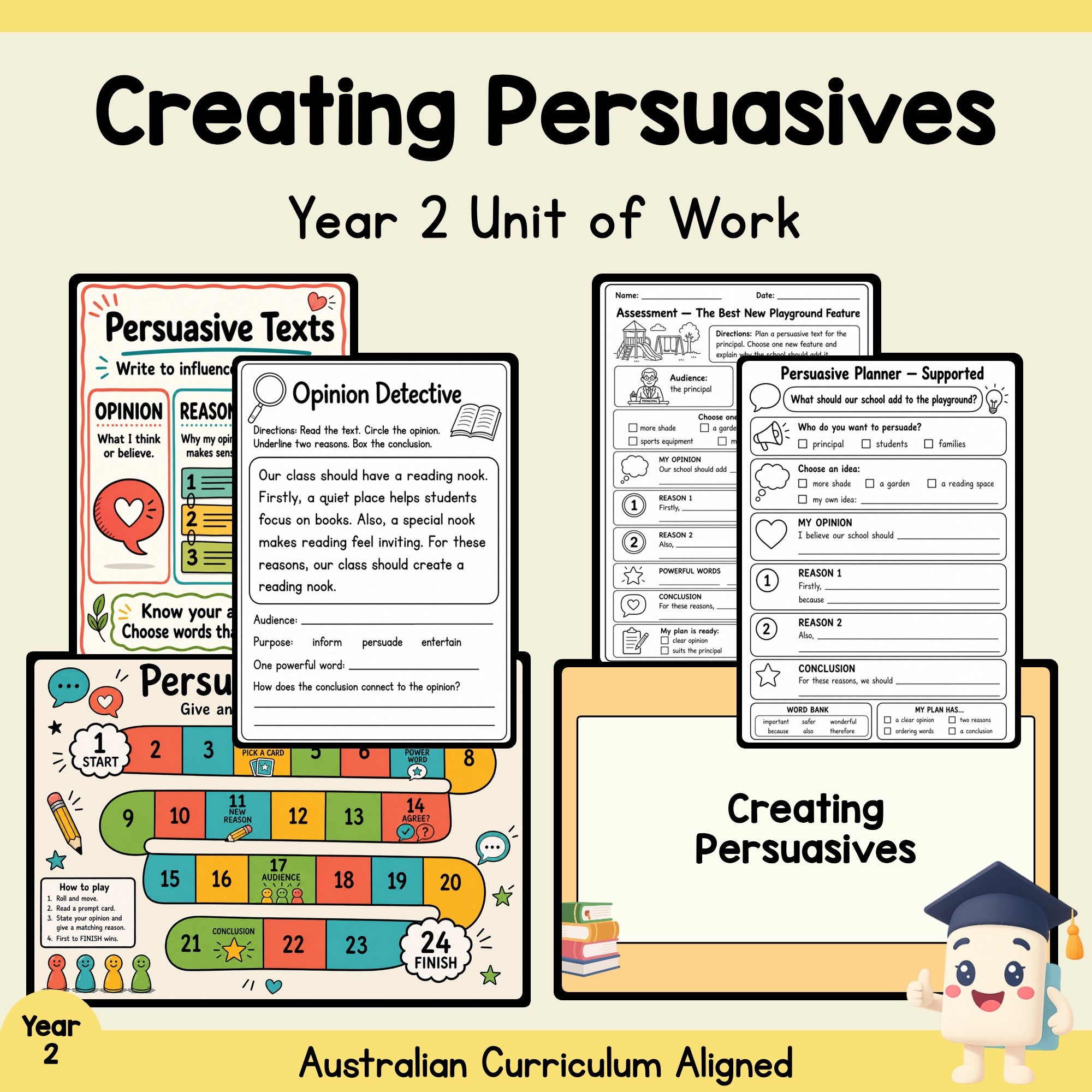 Creating Persuasives Year 2 Unit