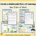 Curate a Multimodal Story of Learning — Year 5 English Unit — cover