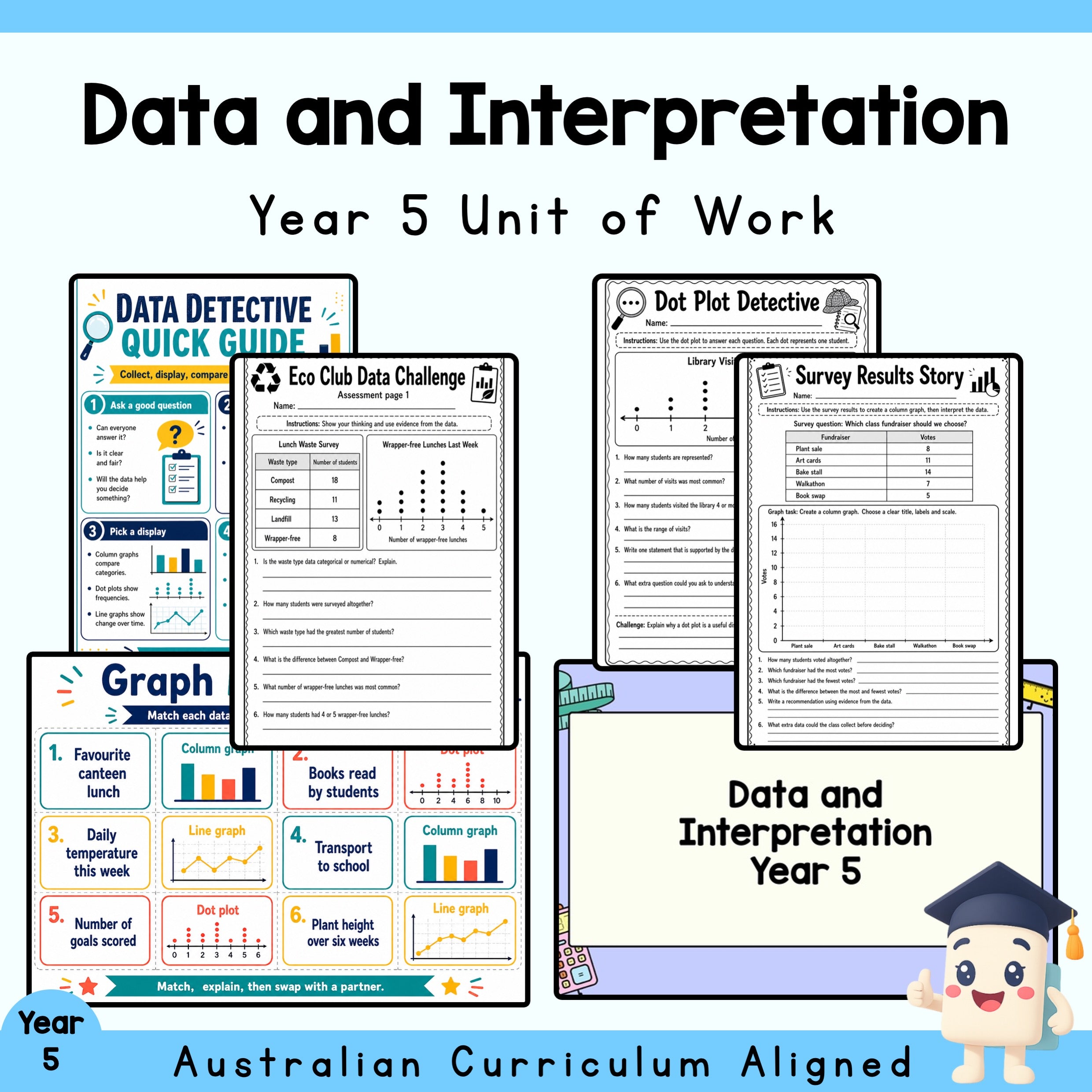 Data and Interpretation – Year 5