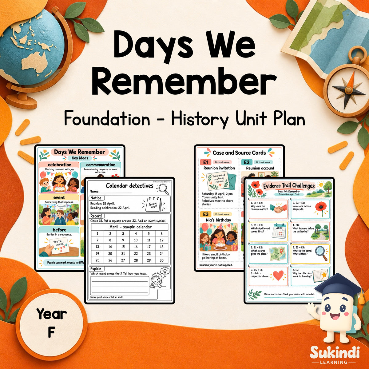 Days We Remember - Foundation HASS Unit Plan — cover