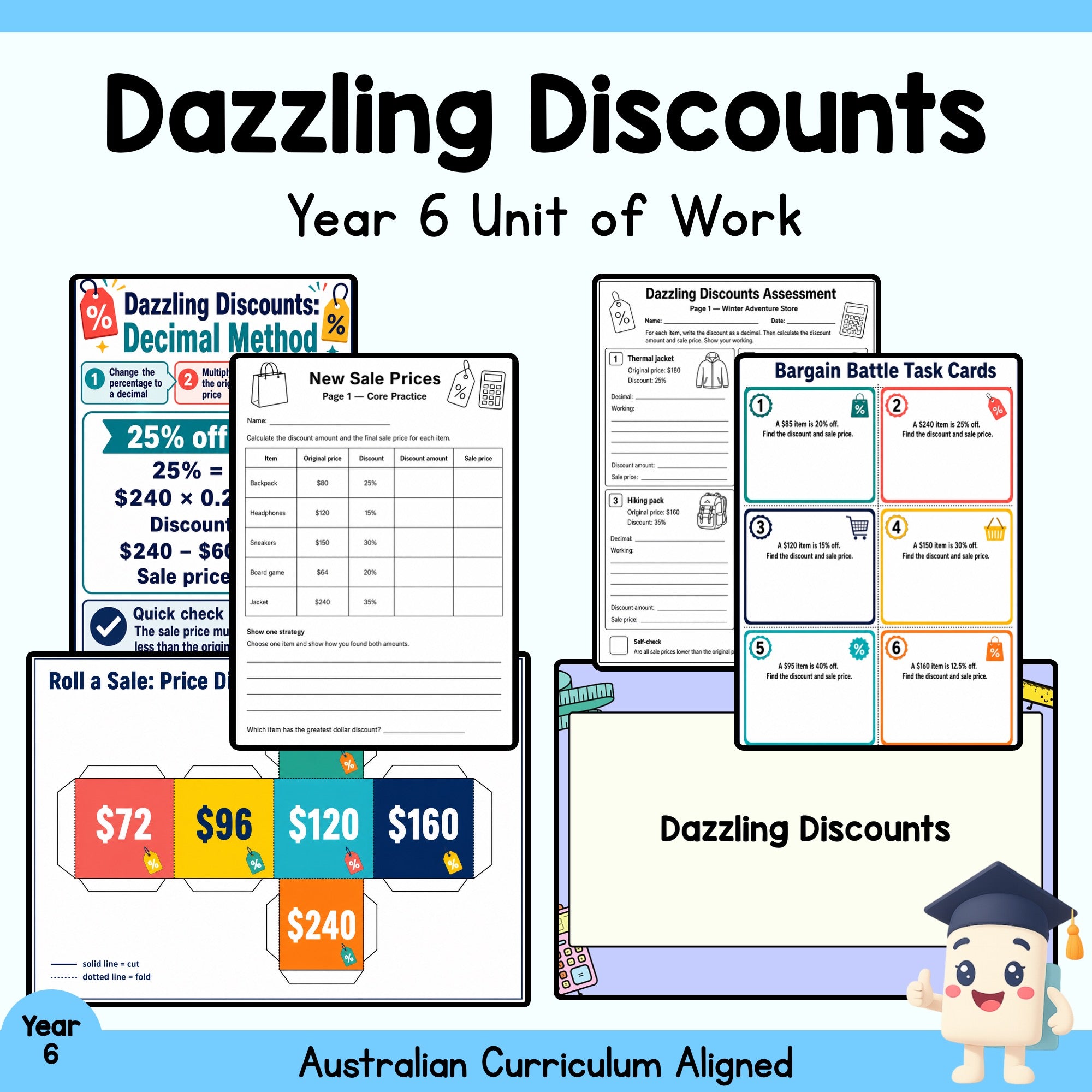 Dazzling Discounts — Year 6 Maths Unit