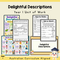 Year 1 Descriptive Writing Unit | Worksheets, Games & Assessment