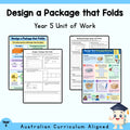 Design a Package that Folds — Year 5 Mathematics — cover