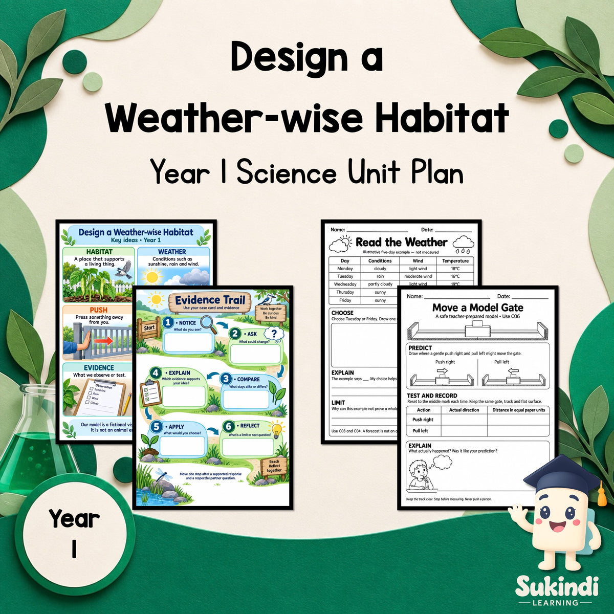 Design a Weather-wise Habitat - Year 1 — cover