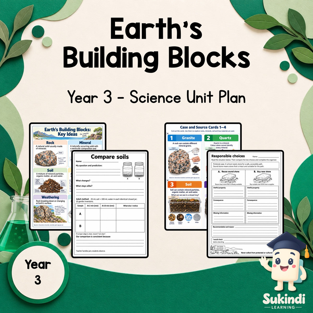 Earth’s Building Blocks - Year 3 — cover
