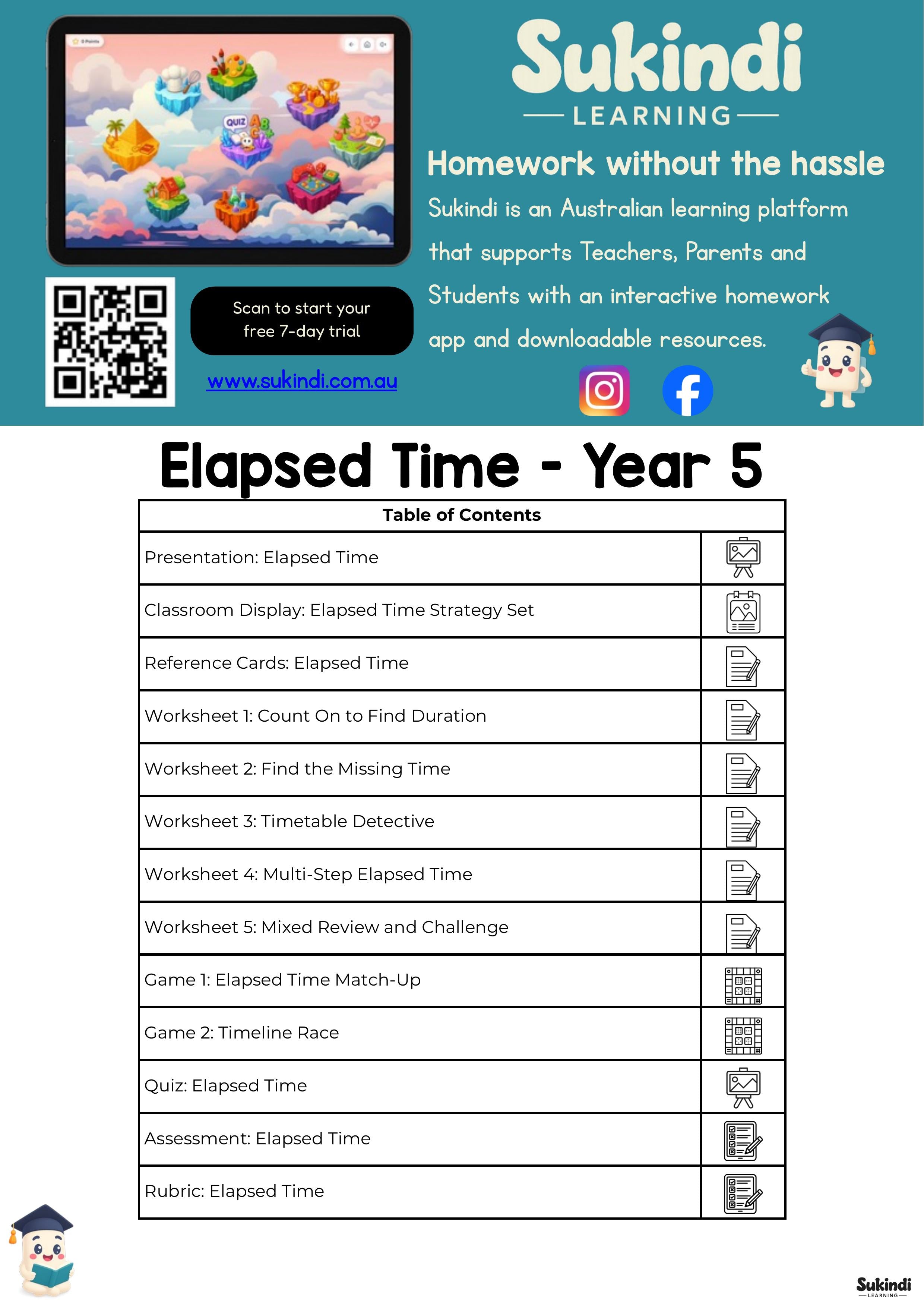 Elapsed Time Unit - Year 5