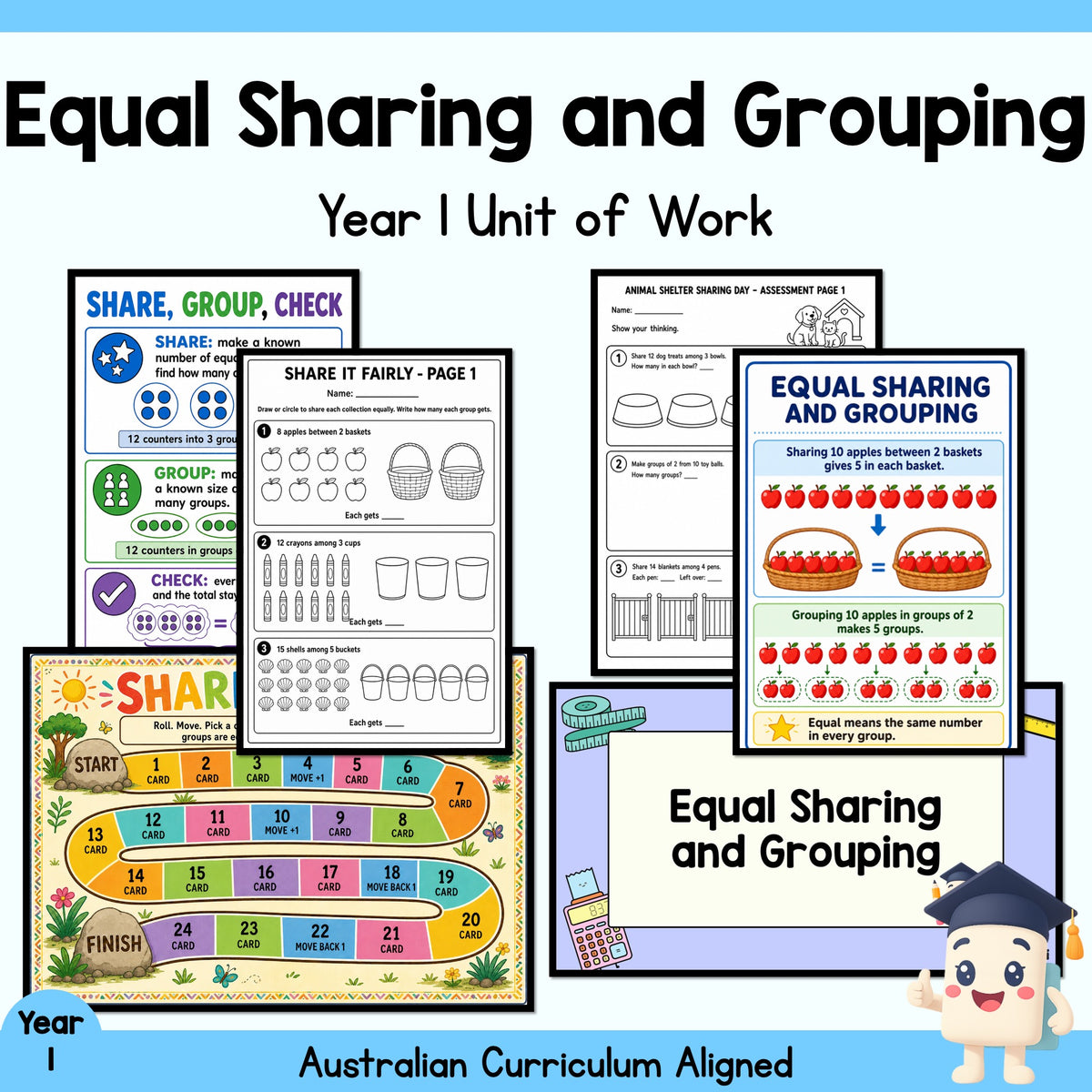 Equal Sharing and Grouping Year 1