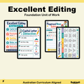 Foundation Excellent Editing Unit | Worksheets, Games & Assessment