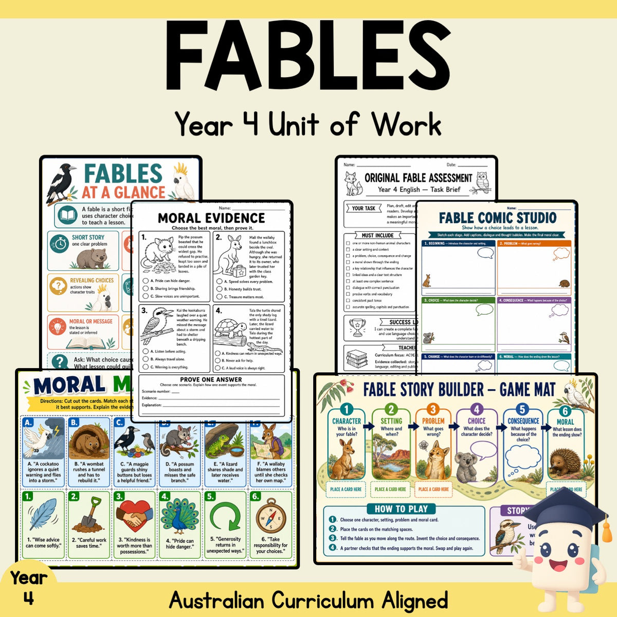 Fables Unit – Year 4