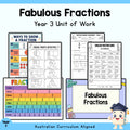 Fabulous Fractions — Year 3 Mathematics Unit — cover