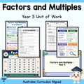 Factors and Multiples - Year 5