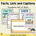 Facts, Lists and Captions Unit