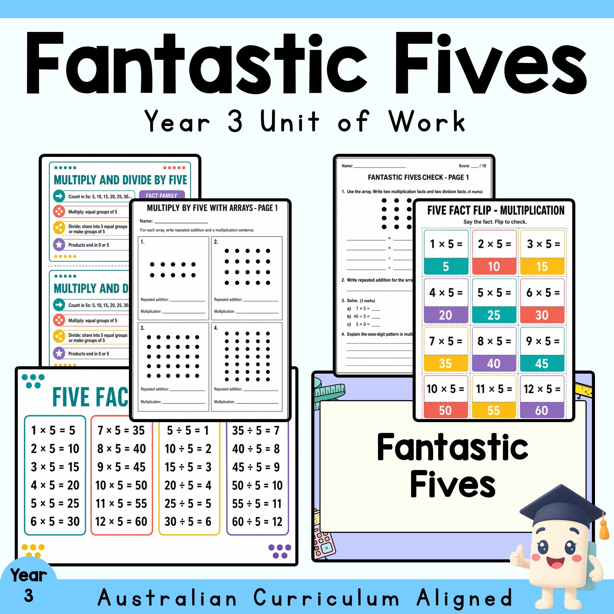 Fantastic Fives – Year 3