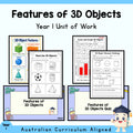 Features of 3D Objects - Year 1 Maths Unit — cover