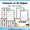 Features of 2D Shapes – Year 1