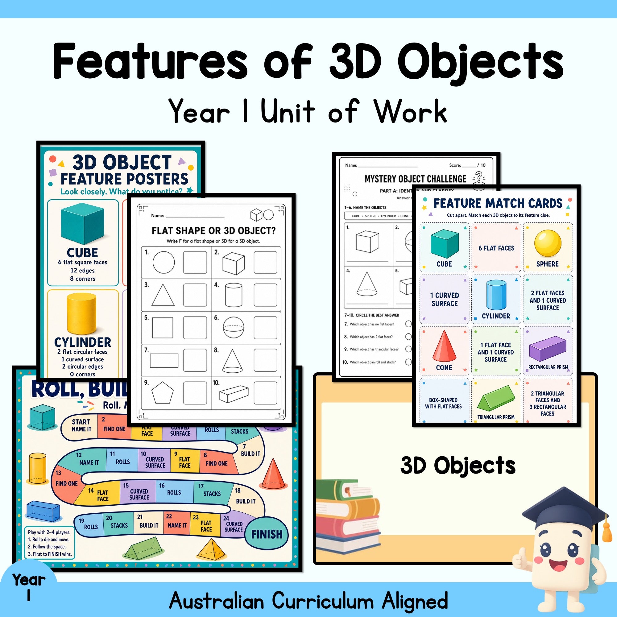 Features of 3D Objects – Year 1