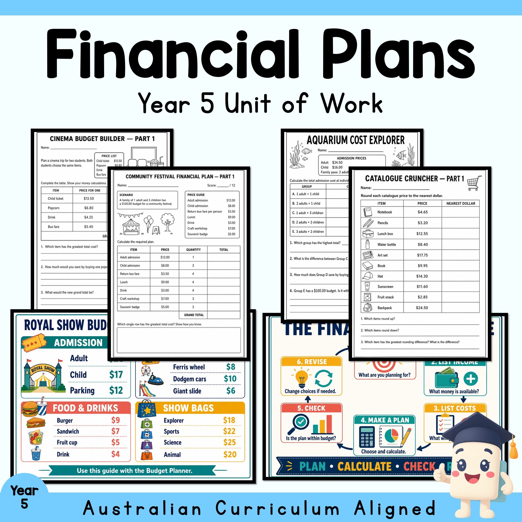 Financial Plans Year 5 Maths Unit