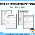 Find, Fix and Explain Patterns - Year 1 — cover