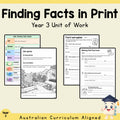 Finding Facts in Print - Year 3 — cover