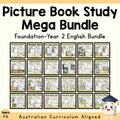 Foundation–Year 2 Picture Book Studies | 24 English Units Bundle cover showing every included unit