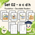 Foundation Set 02 Decodable Readers - Adding o, c, d and h — cover