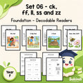 Foundation Set 06 Decodable Readers - Two letters for one consonant sound: ck, ff, ll, ss and zz — cover