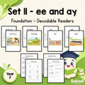Foundation Set 11 Decodable Readers - The long vowel spellings ee and ay — cover