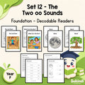Foundation Set 12 Decodable Readers - oo in moon and oo in book — cover