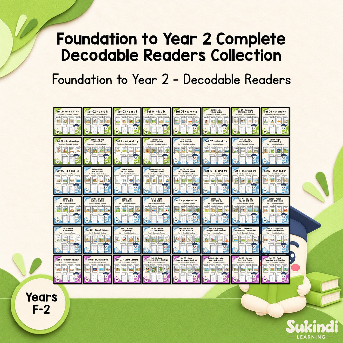 Foundation to Year 2 Complete Decodable Readers Collection — cover