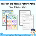 Fraction and Decimal Pattern Paths - Year 6 — cover