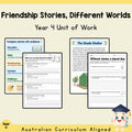 Friendship Stories, Different Worlds - Year 4 — cover