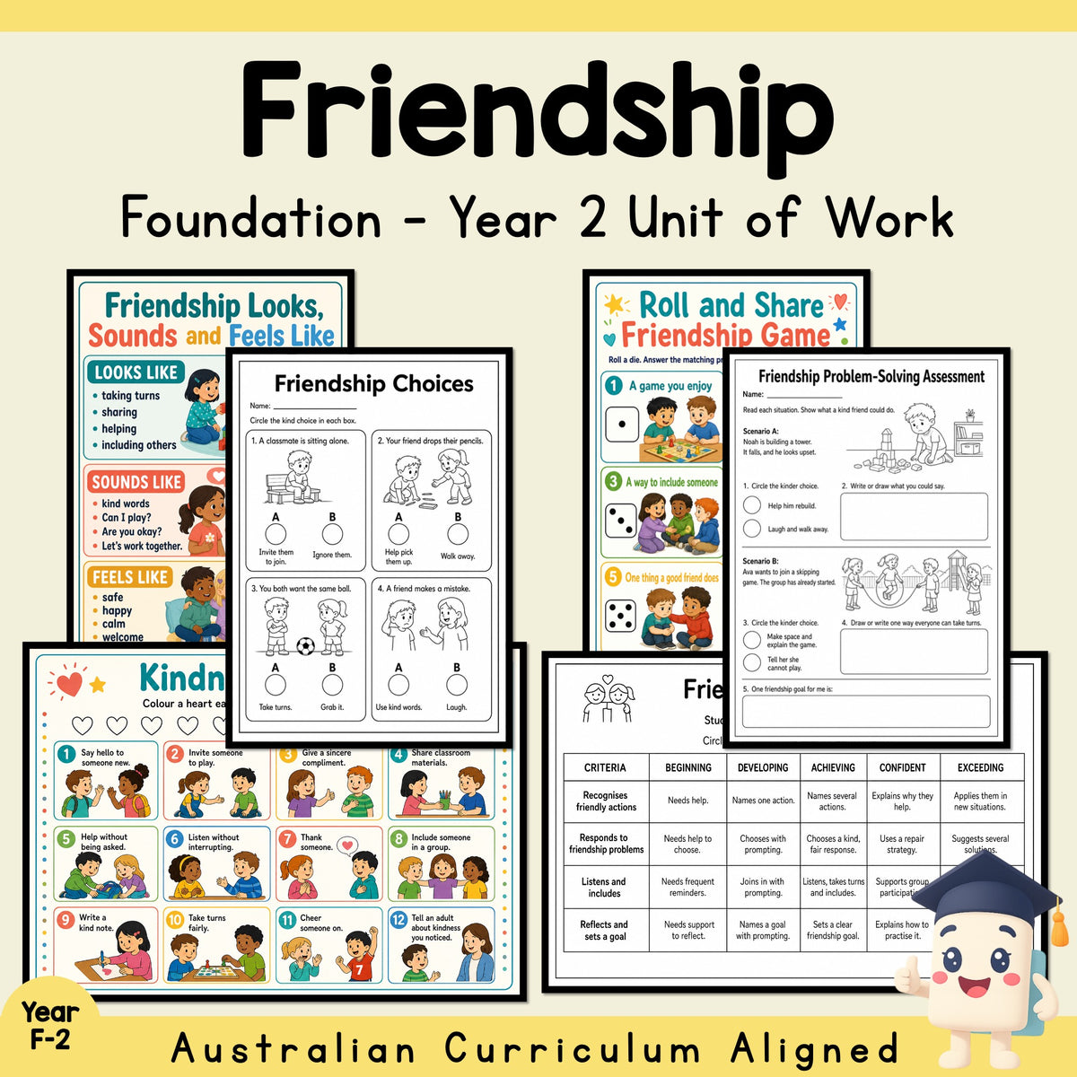Friendship Unit - Foundation-Year 2 — cover