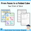 From Faces to a Folded Cube — Year 5 Mathematics Unit — cover