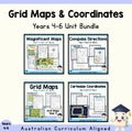 Grid Maps & Coordinates Years 4–6 Maths Unit Bundle