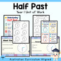Half Past Year 1 Time Unit Plan — cover