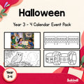 Halloween and Night Garden Activity Pack – Years 3 to 4 — cover