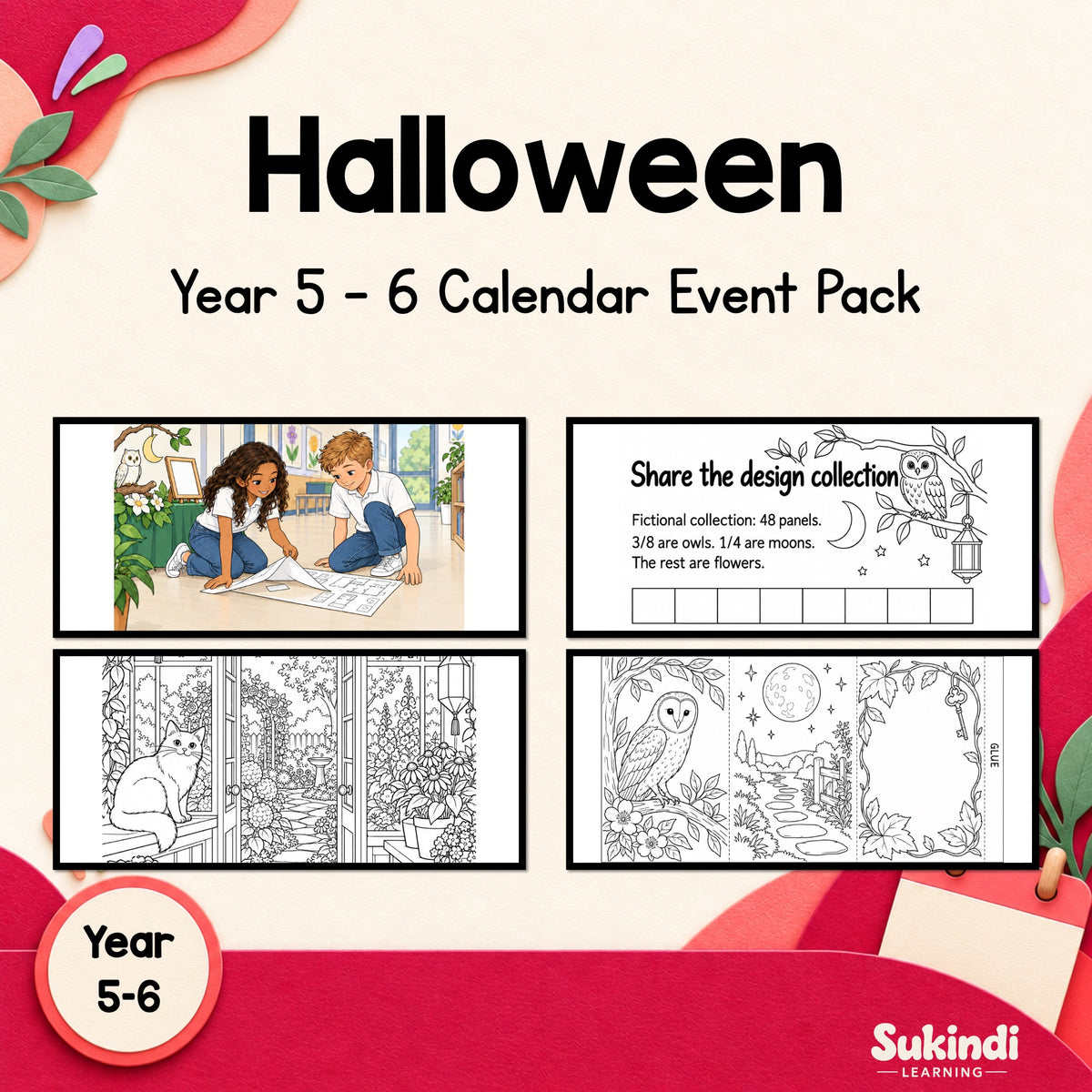 Halloween and Night Garden Activity Pack – Years 5 to 6 — cover